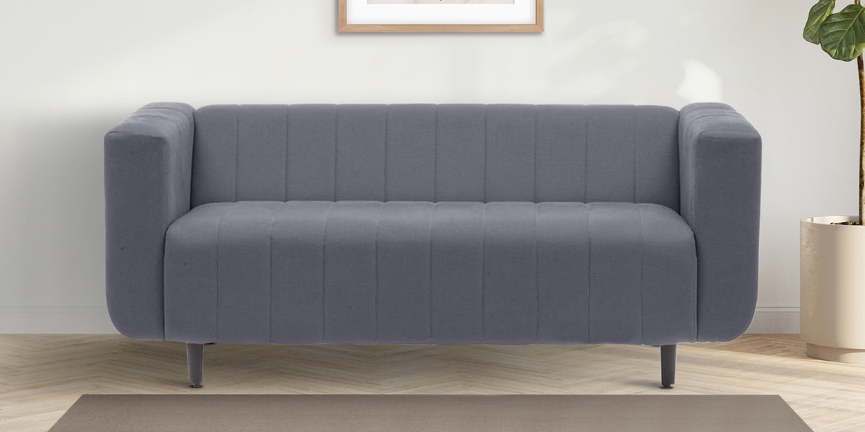 Buy Sicly Fabric 3 Seater Sofa In Ash Grey Colour At 19% OFF By Wakefit ...