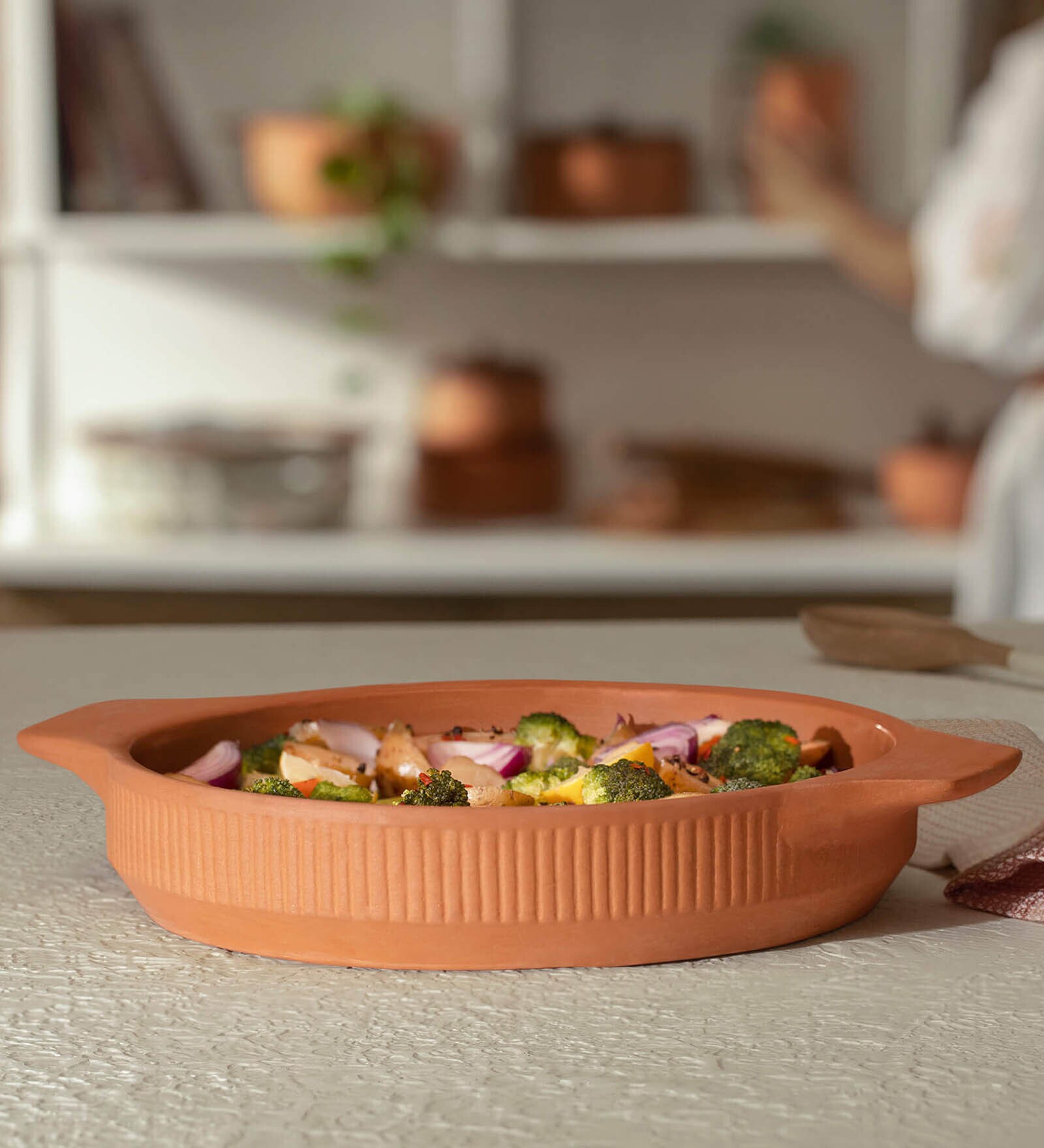 Sienna- Large 1.3 Ltr Terracotta Baking Dish