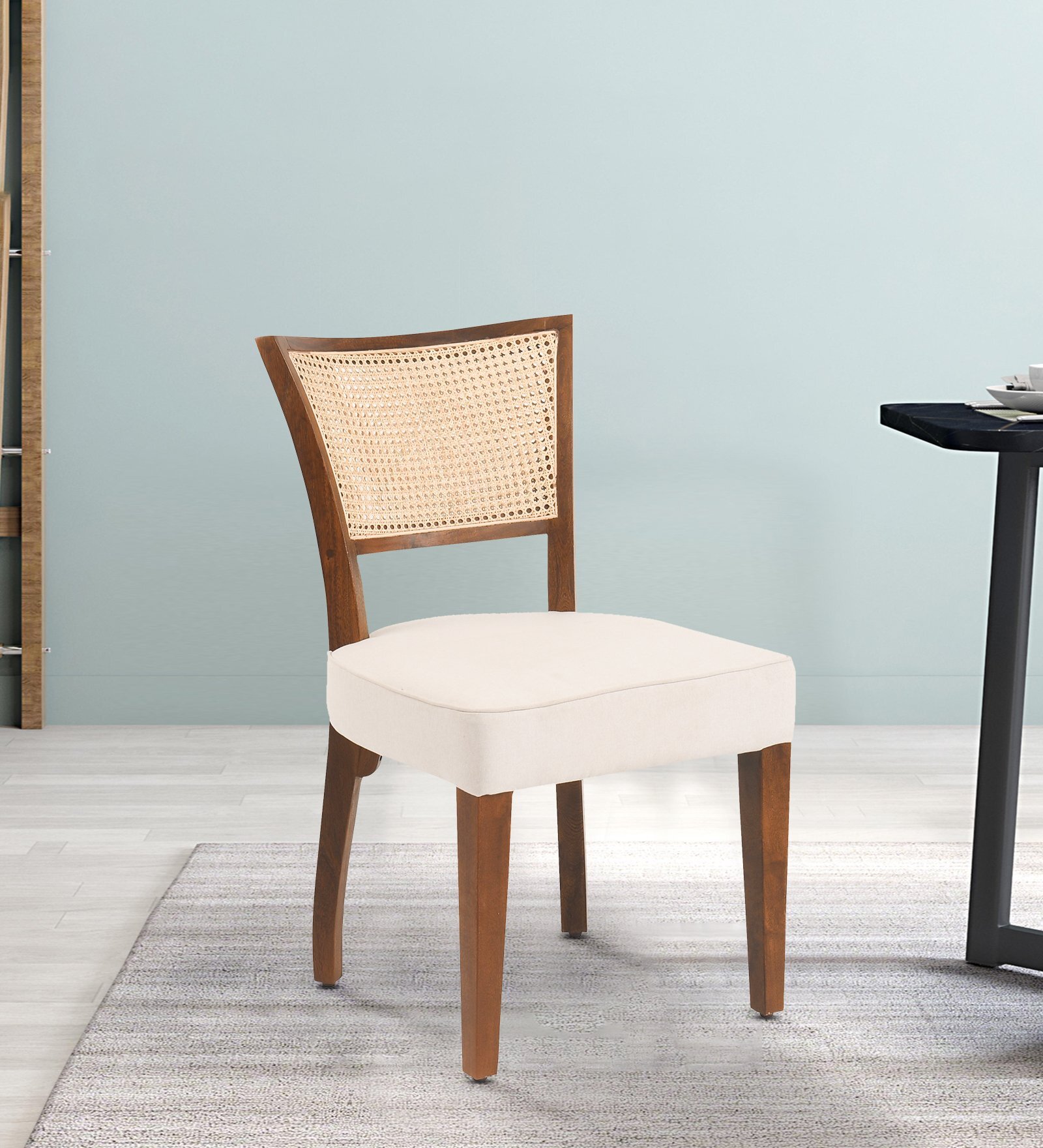 Buy Ruby Natural Cane Dining Chair in Walnut Colour Set of 2 at 22% OFF ...