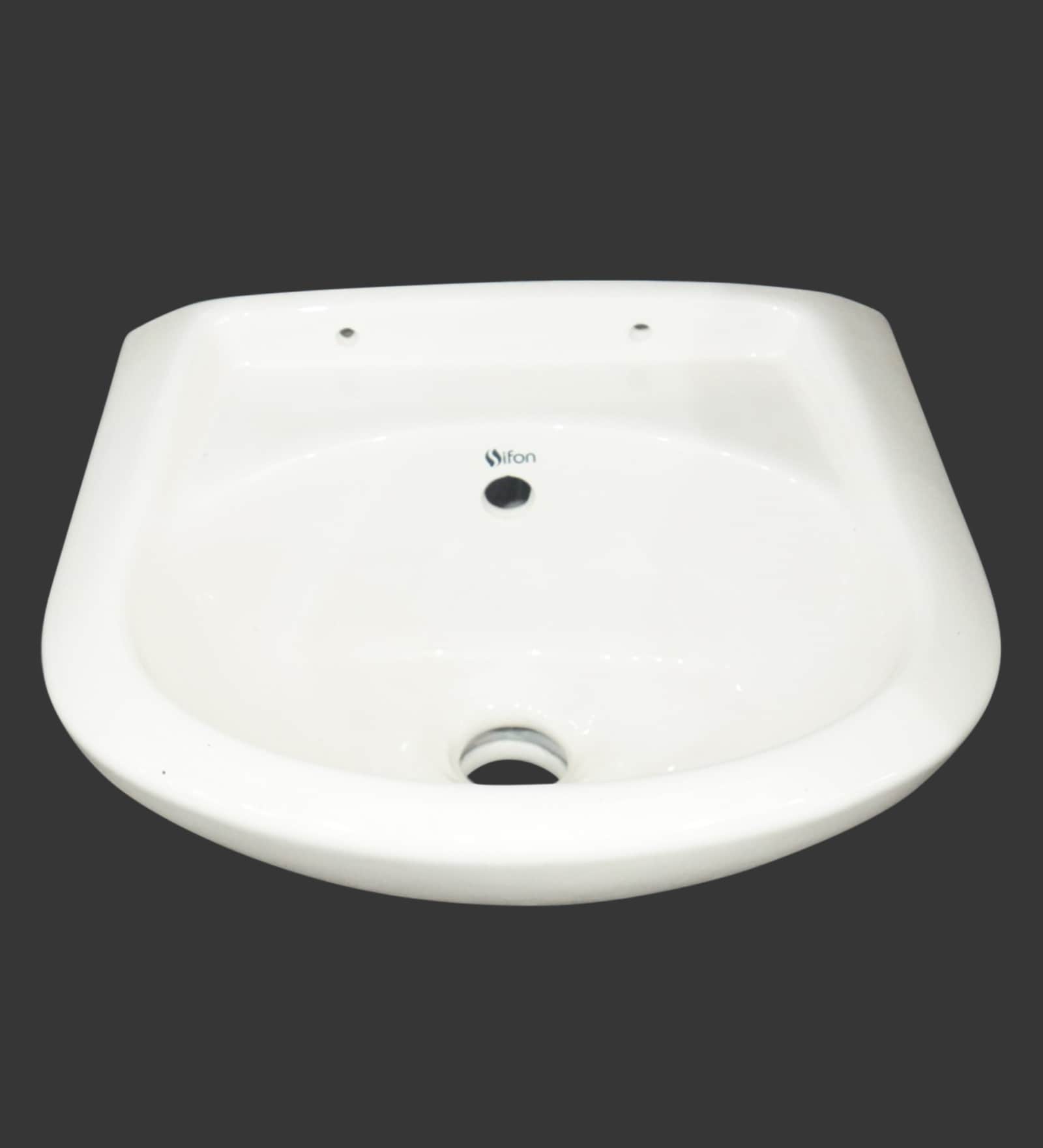 Sifon Classic White Ceramic Wash Basin