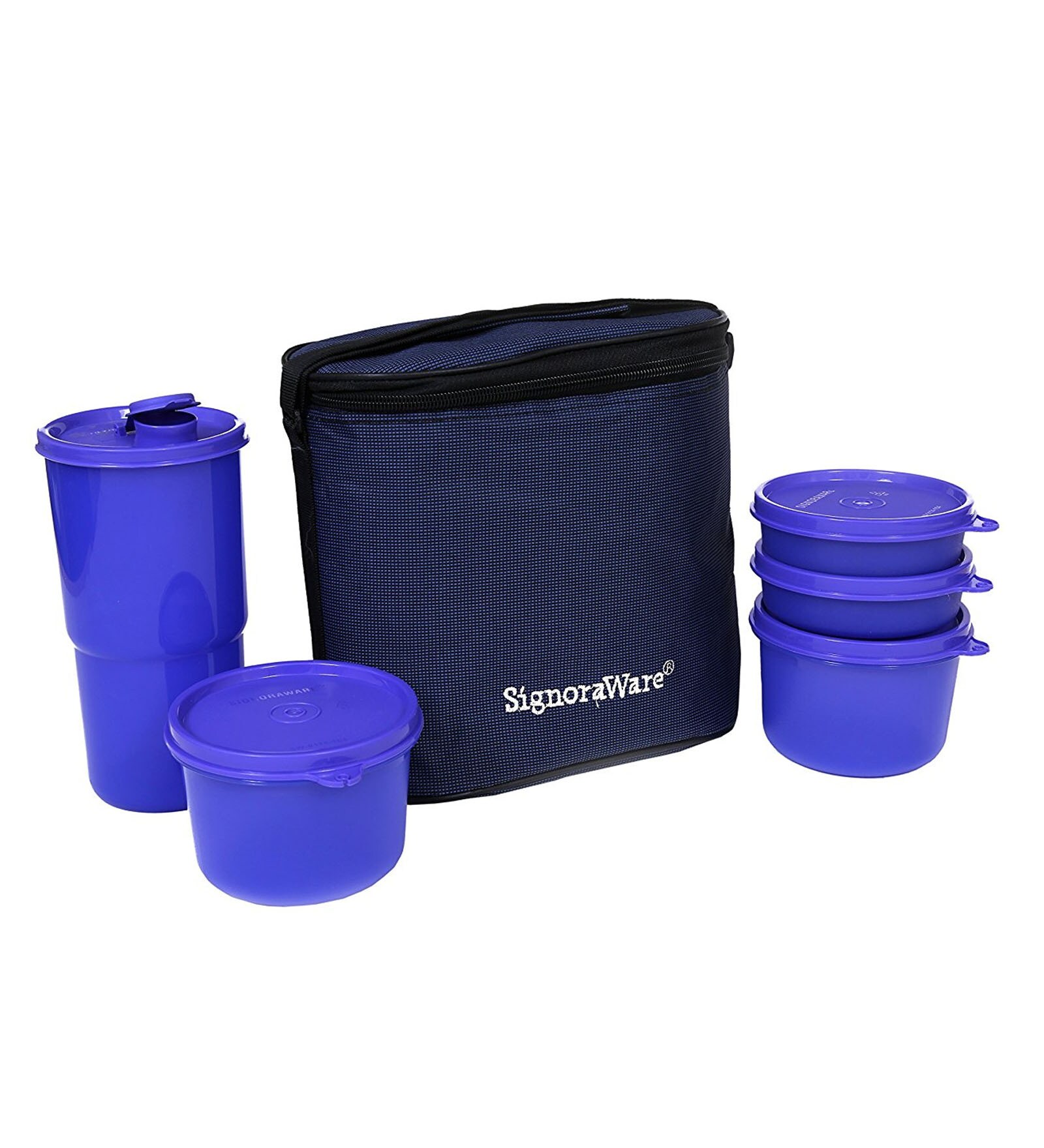 Buy Signoraware Combo Executive Lunch Box Big Violet Online Lunch Box Lunch Box