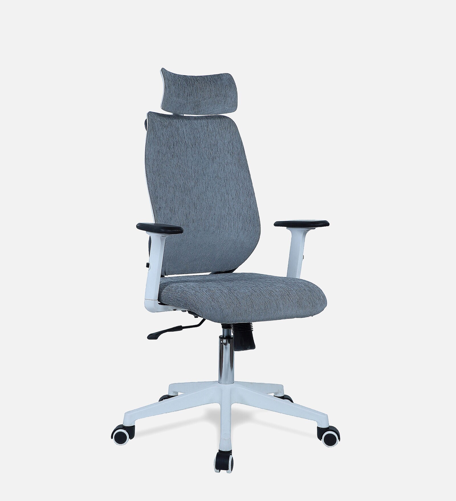 Buy Sila Fabric Ergonomic Chair in Grey Colour at 38 OFF by