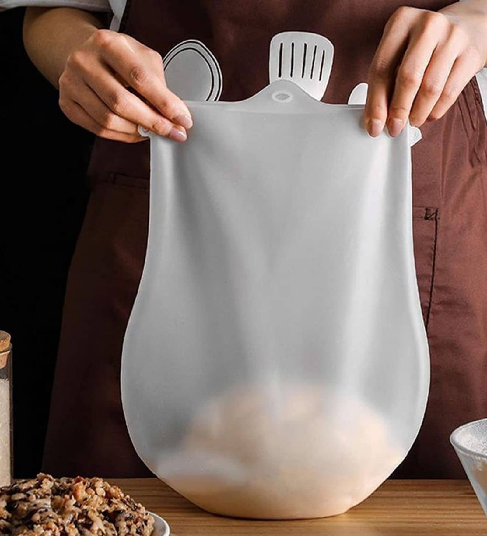 Silicone Dough Kneading & Mixing Bag