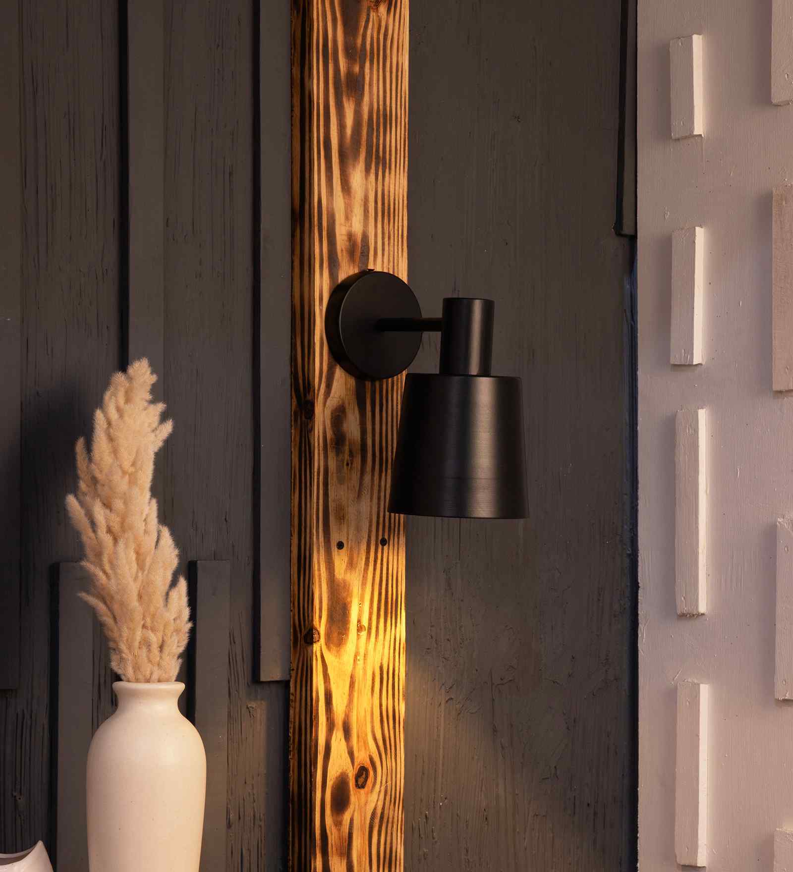 Silo Black Wall Sconce