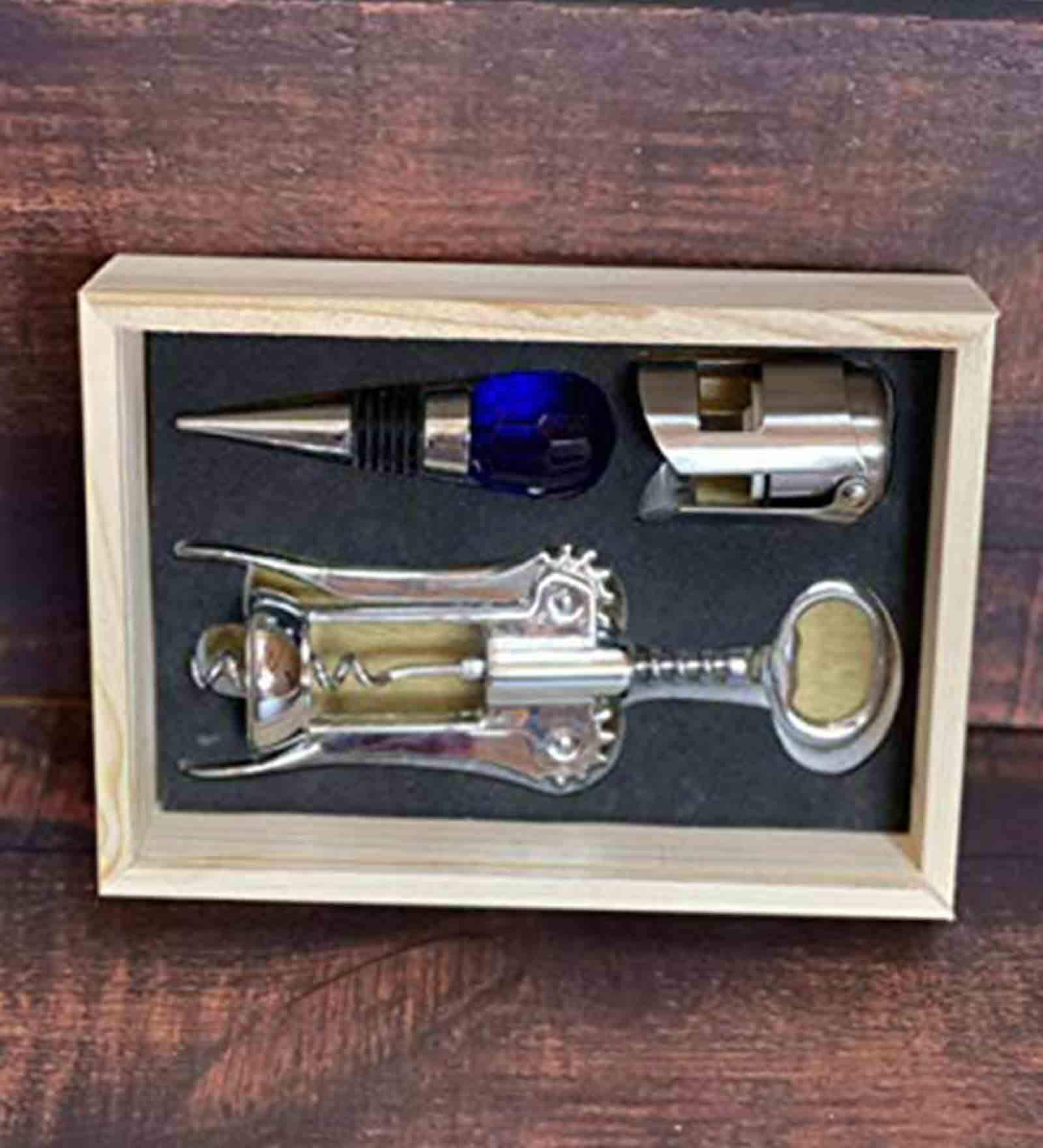 Chic Silver Stainless Steel (Set of 3) Bar Tool Set