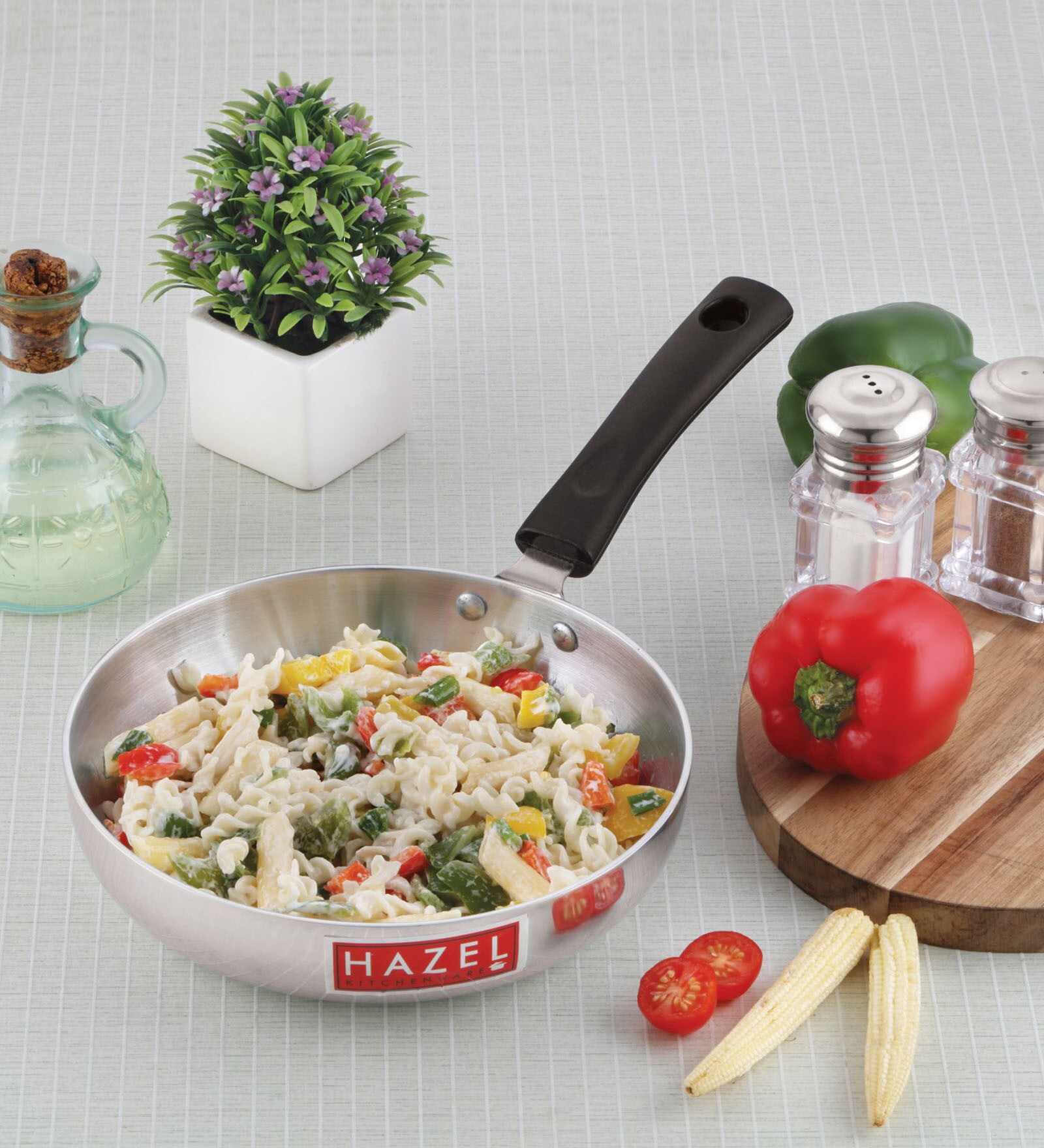 Artisan 8 Inch Silver Aluminium Frying Pan