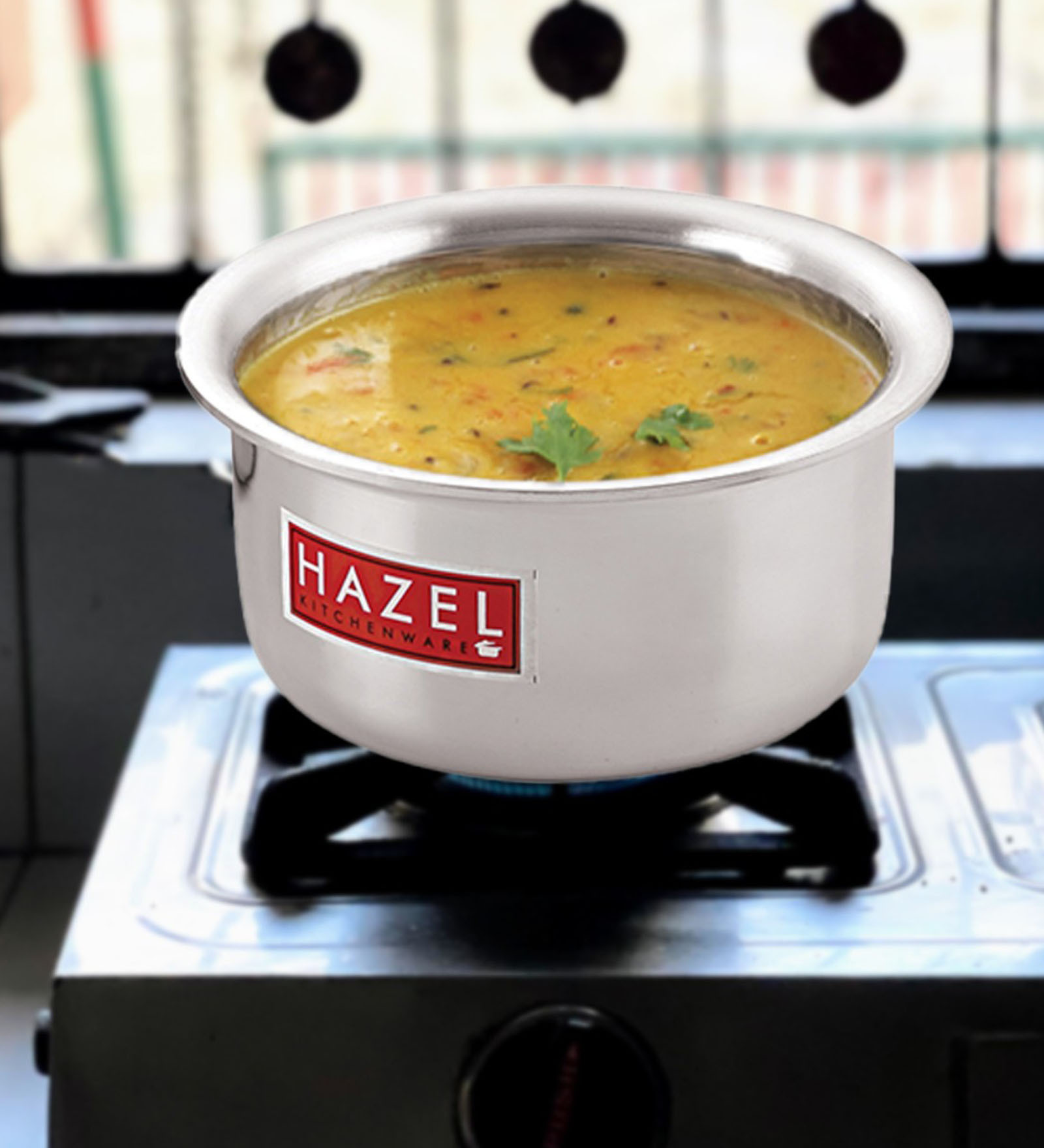 Power 5.3 Ltrs Induction Friendly Silver Aluminium Cooking Pot