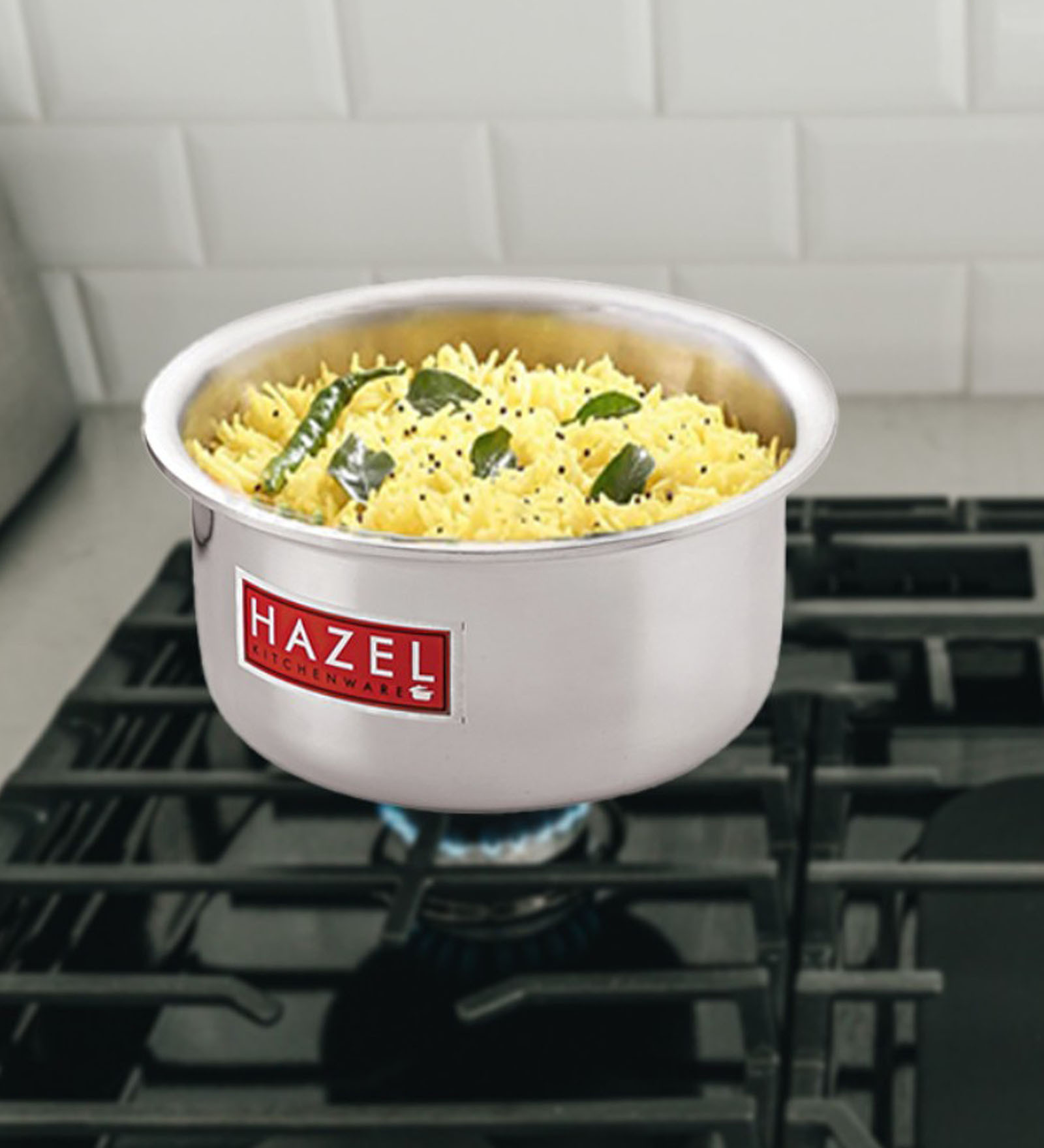 Vigor 1.4 Ltrs Induction Friendly Silver Aluminium Cooking Pot