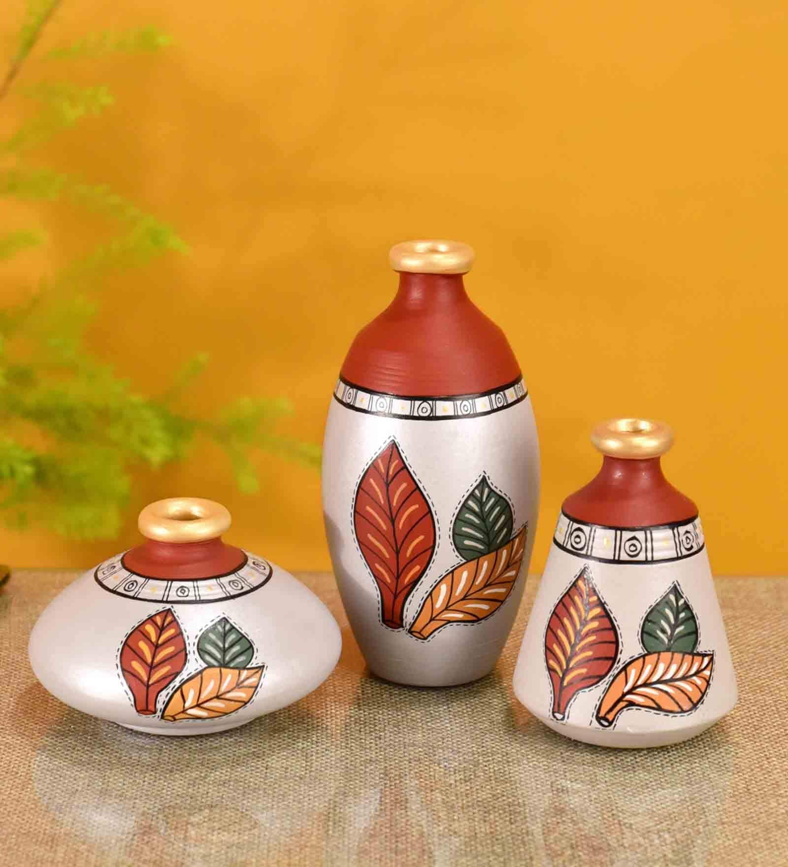 Silver Bloom (Set Of 3) Table Vase