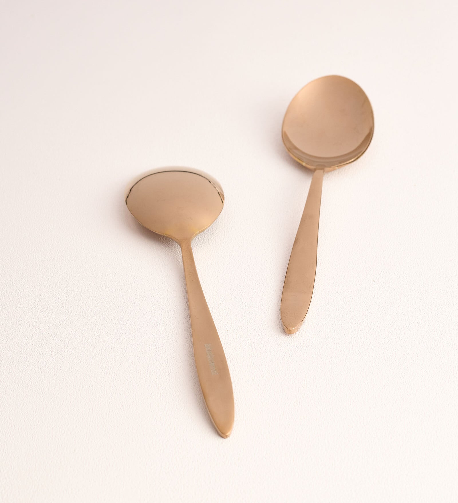 (Set Of 2) Silver Luxe 304 Food Grade Stainless Steel Silver Rose Gold Serving Spoon