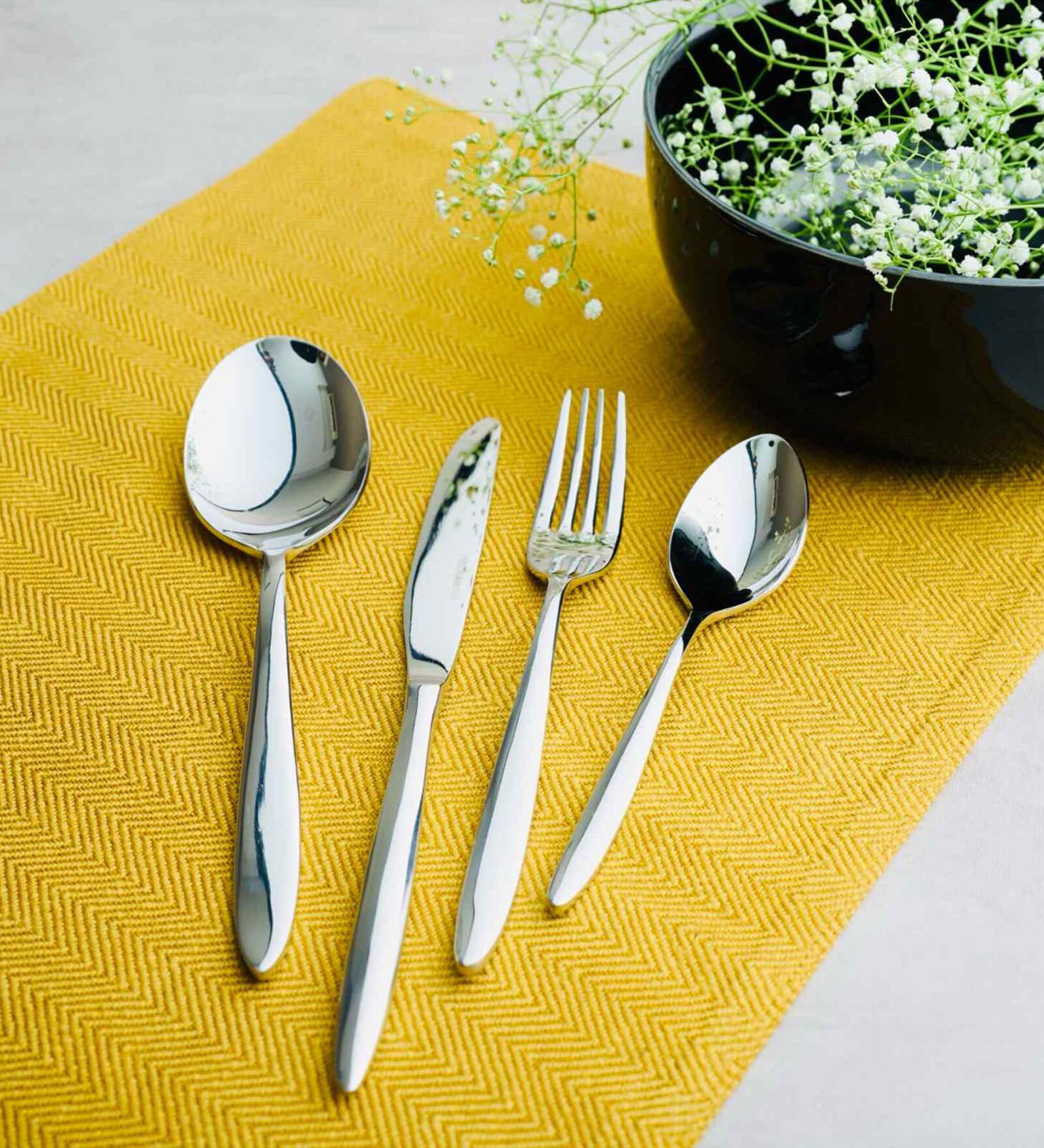 (Set Of 6) Silver Luxe 304 Food Grade Stainless Steel Silver Spoon