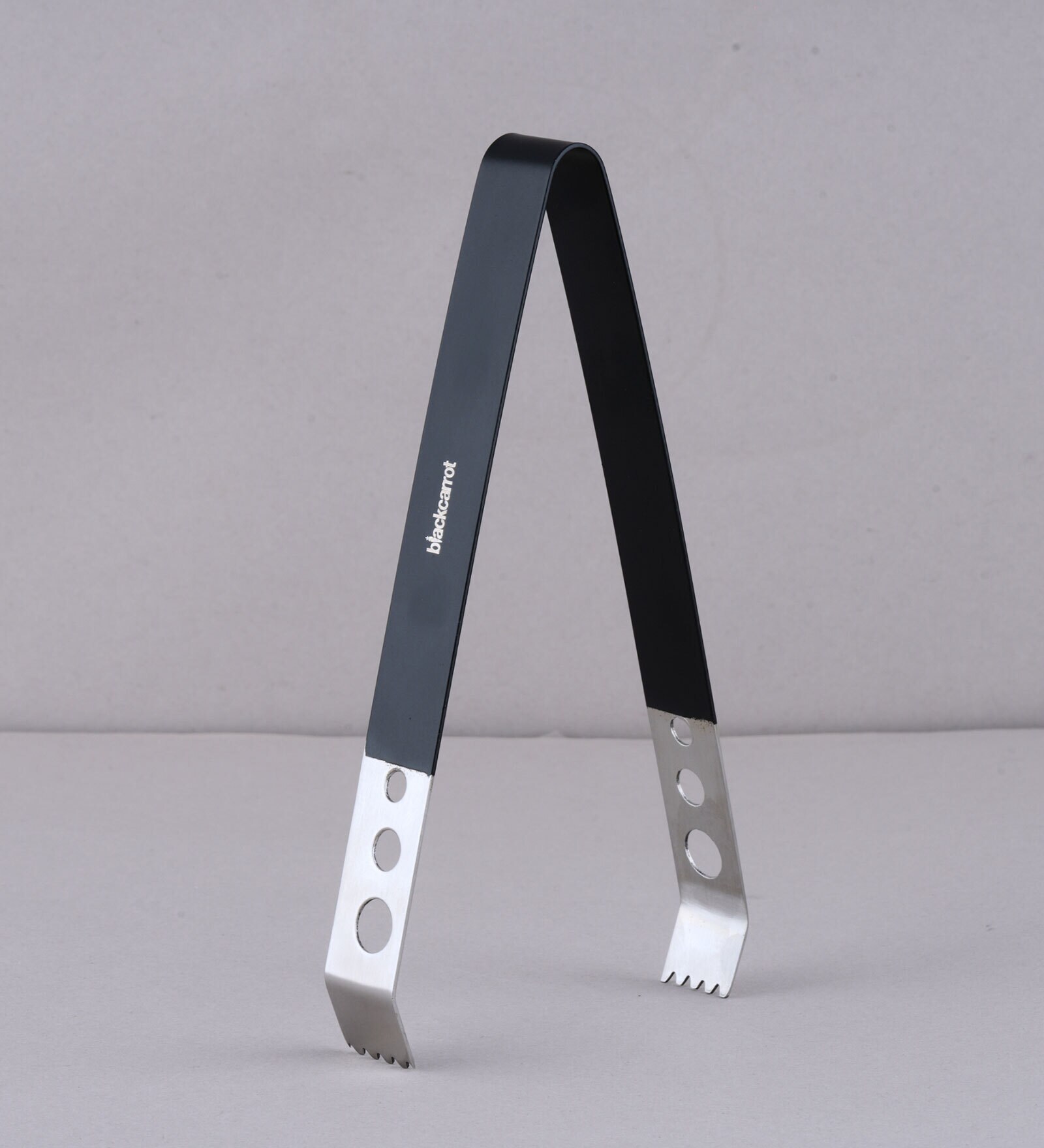 Silver Luxe 305 Food Grade Stainless Steel Black Ice Tong