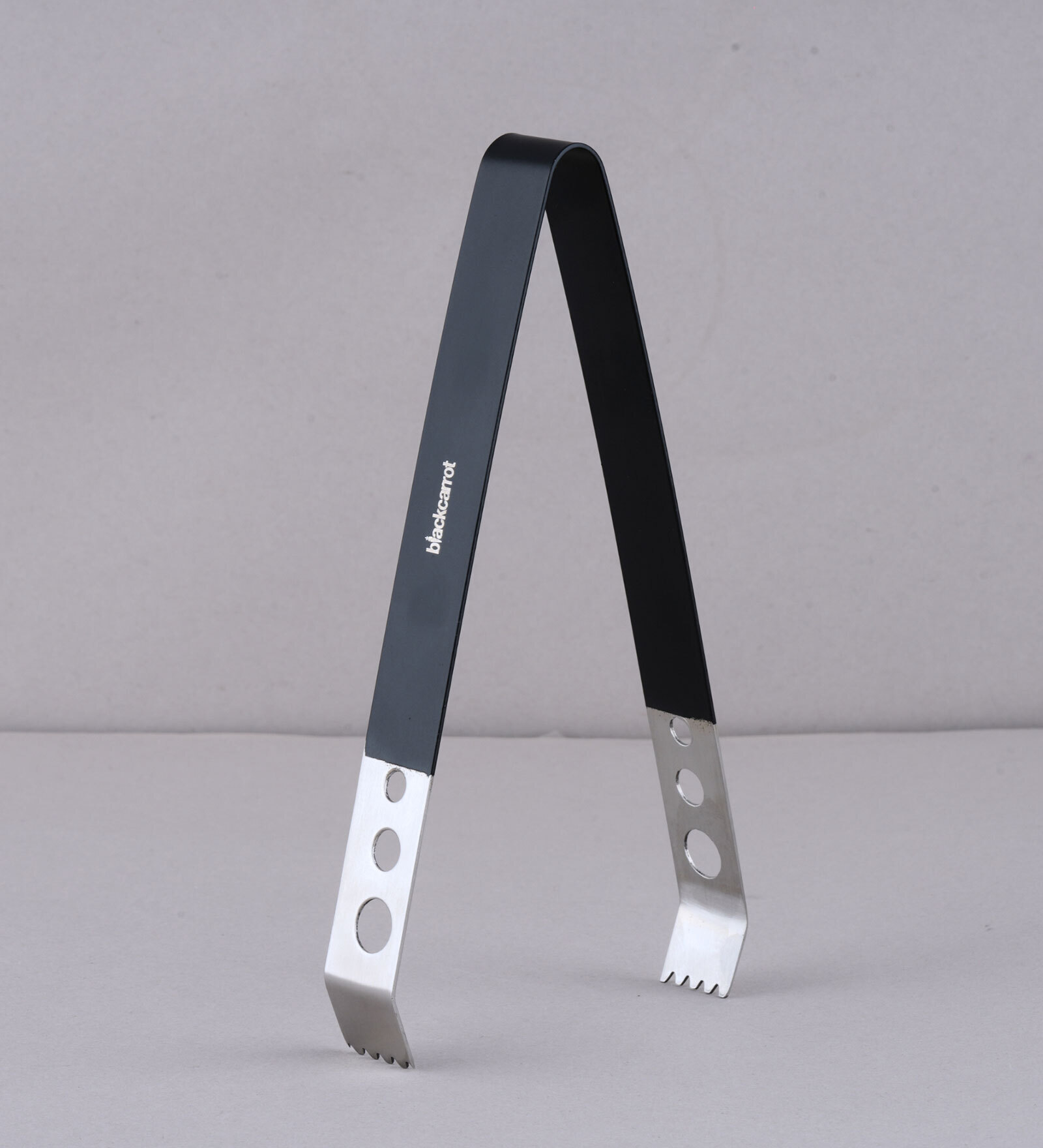 Silver Luxe 305 Food Grade Stainless Steel Black Ice Tong