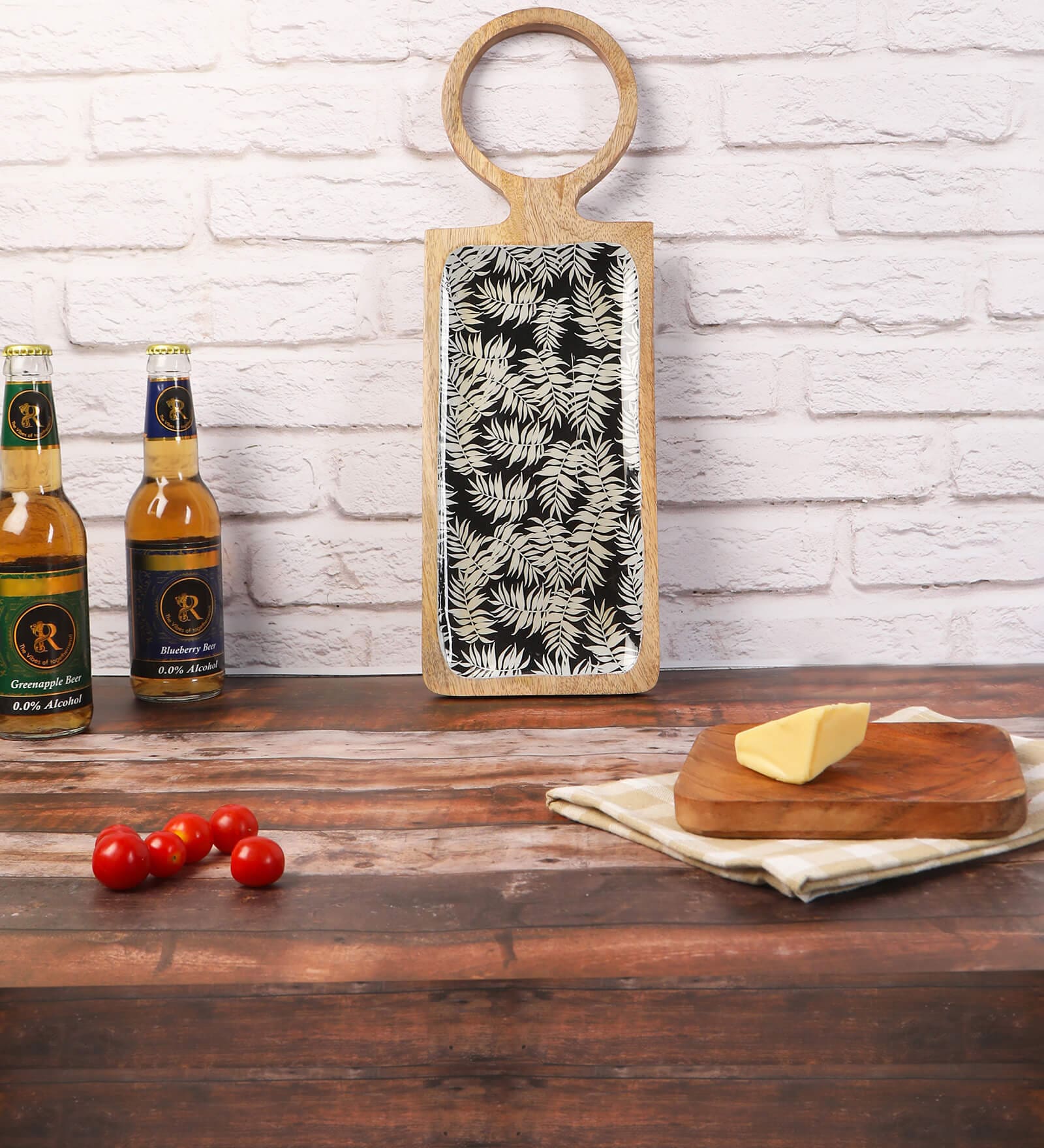 Silver Mango wood 19 Inch Appetizer Platters