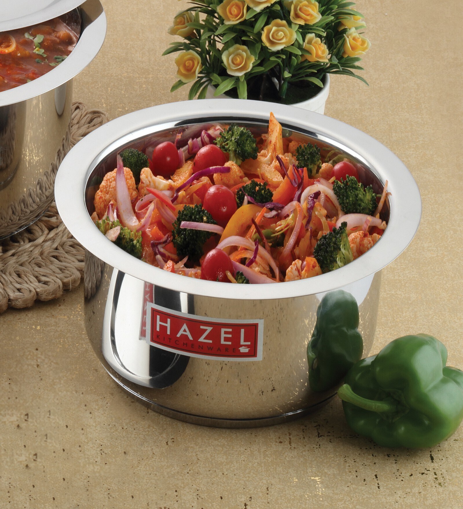 Explorer 3.3 Ltrs Induction Friendly Silver Aluminium Cooking Pot