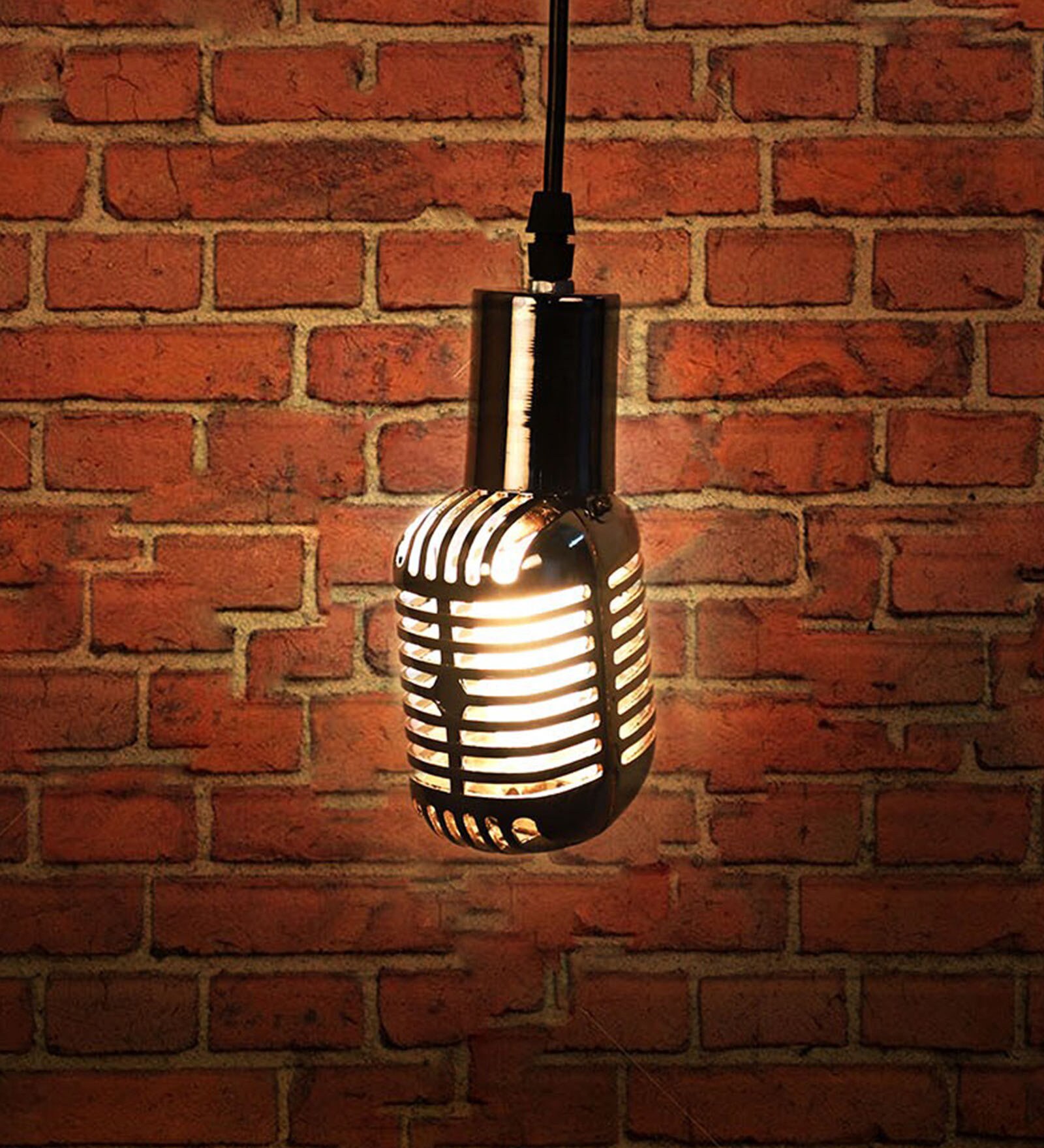 Buy Silver Steel Single Hanging Lights by Fos Lighting at 18 OFF by