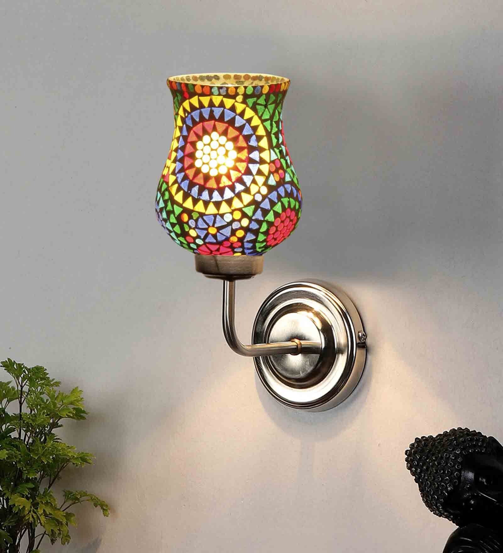 Pixee Multicolor Steel Wall Sconces