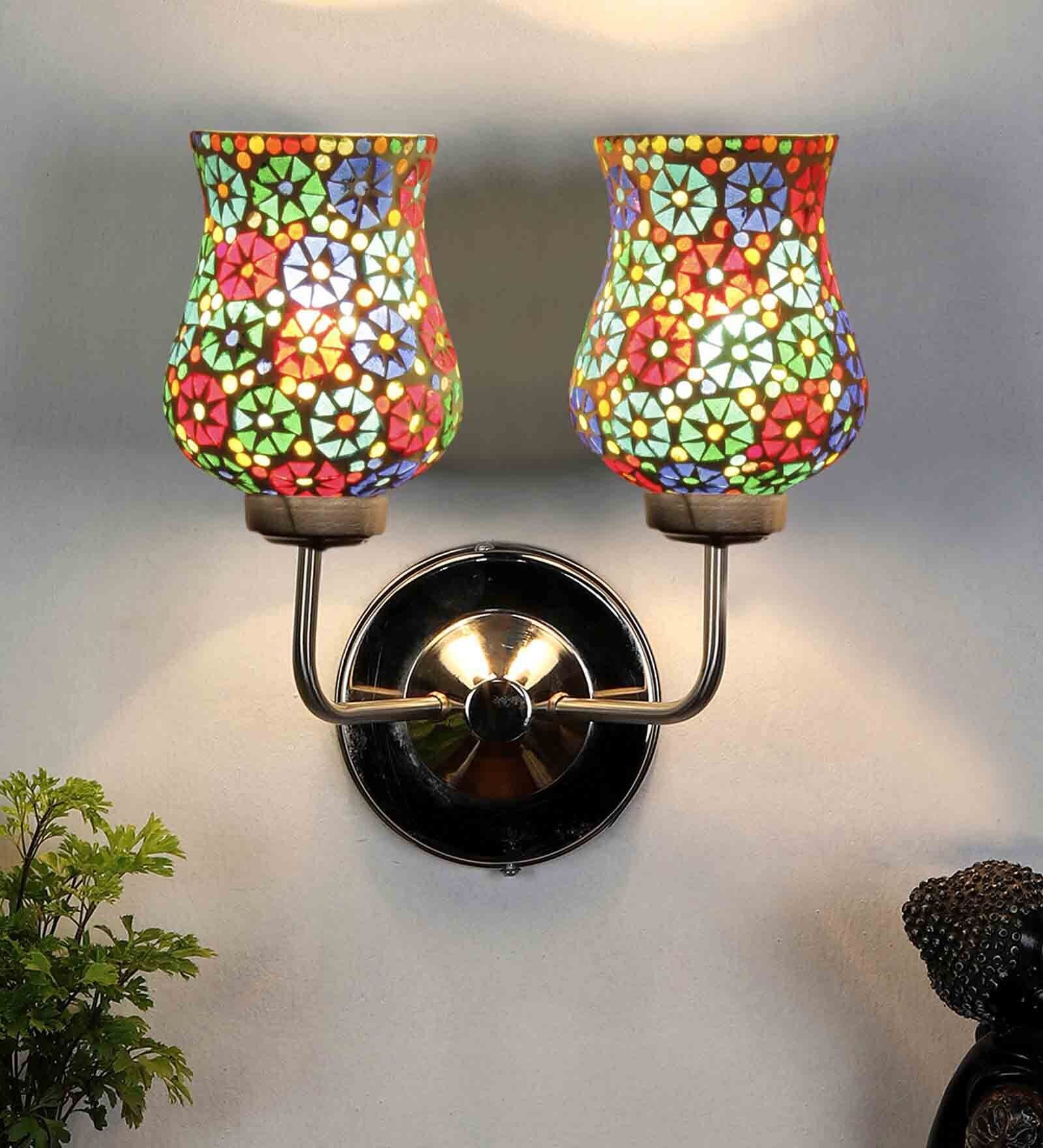 Porco Multicolor Steel Wall Sconces