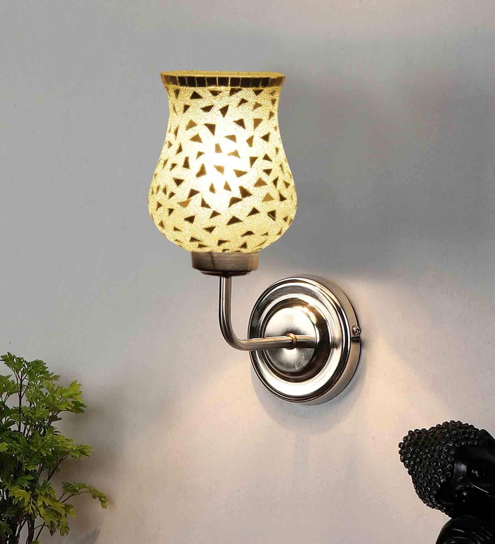 Angular Multicolor Steel Wall Sconces