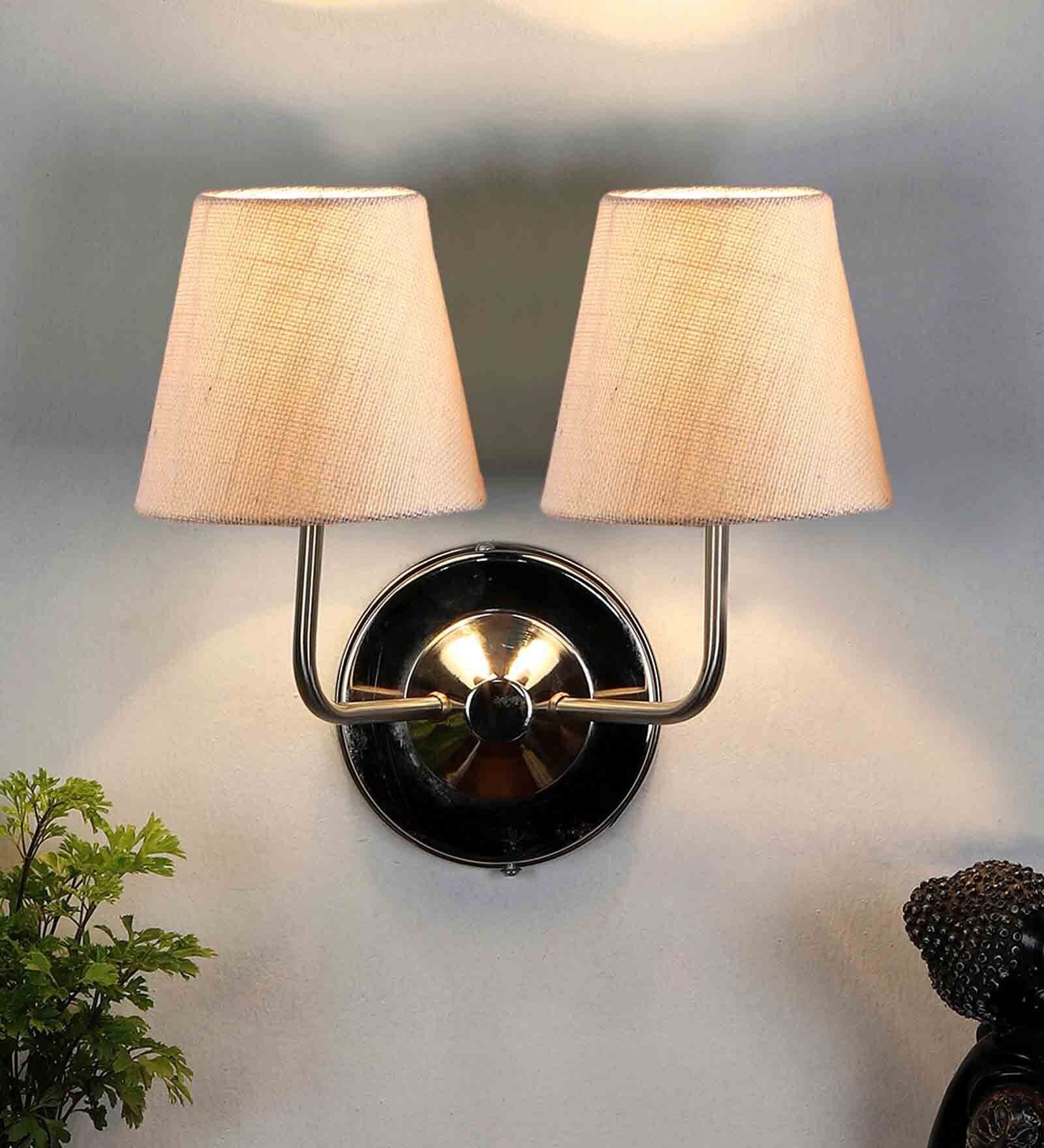 Caged Multicolor Steel Wall Sconces