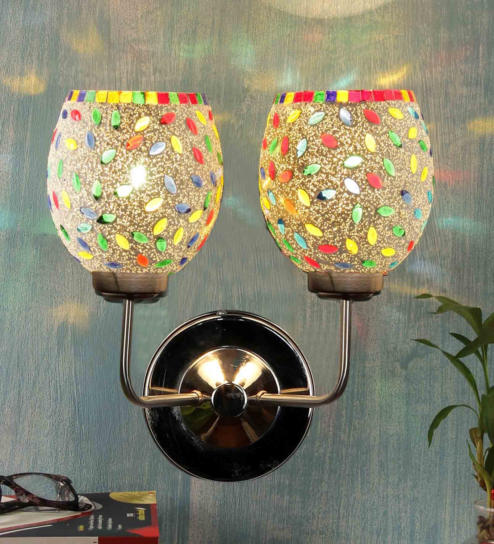 Fauci Multicolor Steel Wall Sconces