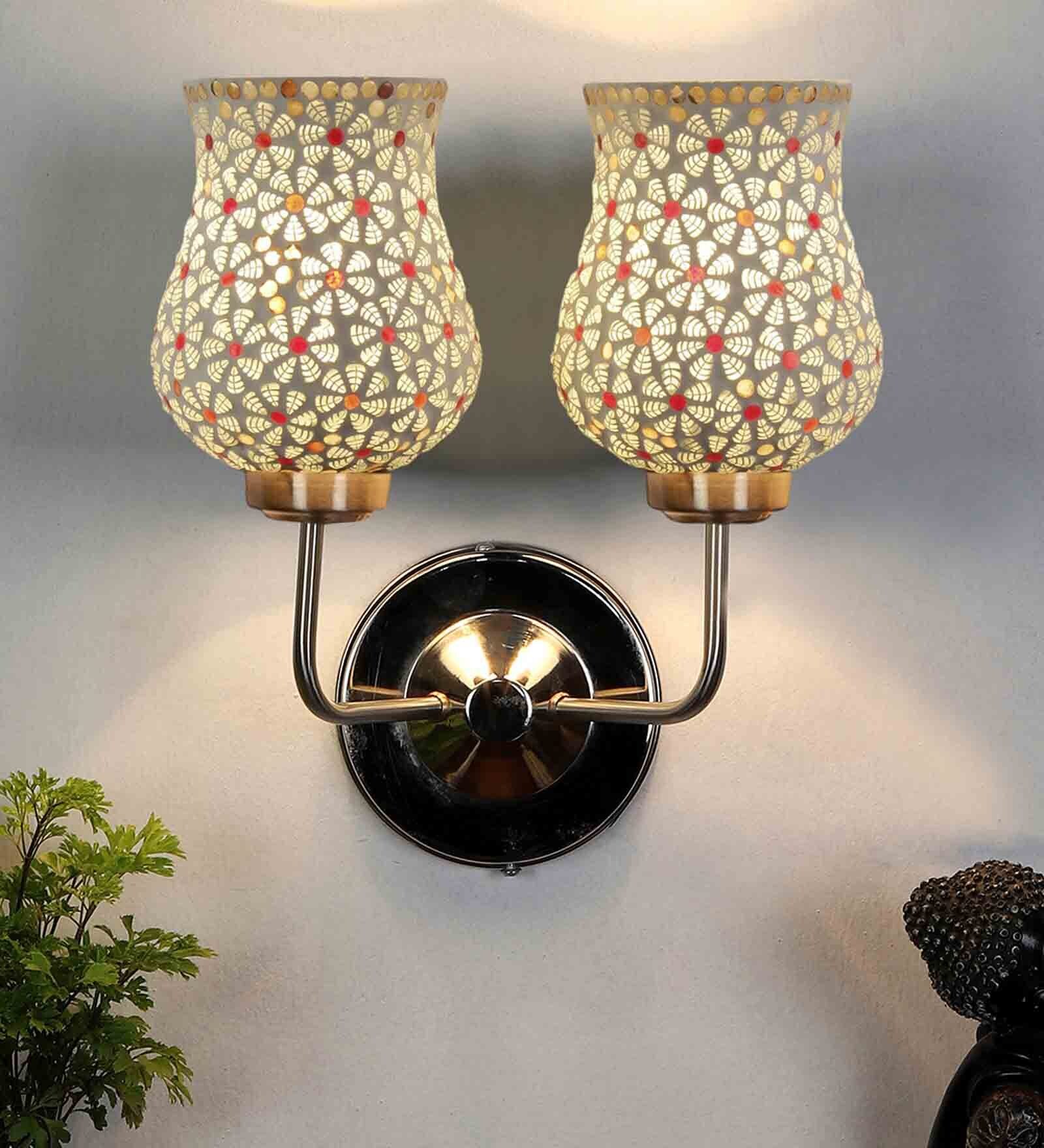 Designer Multicolor Steel Wall Sconces