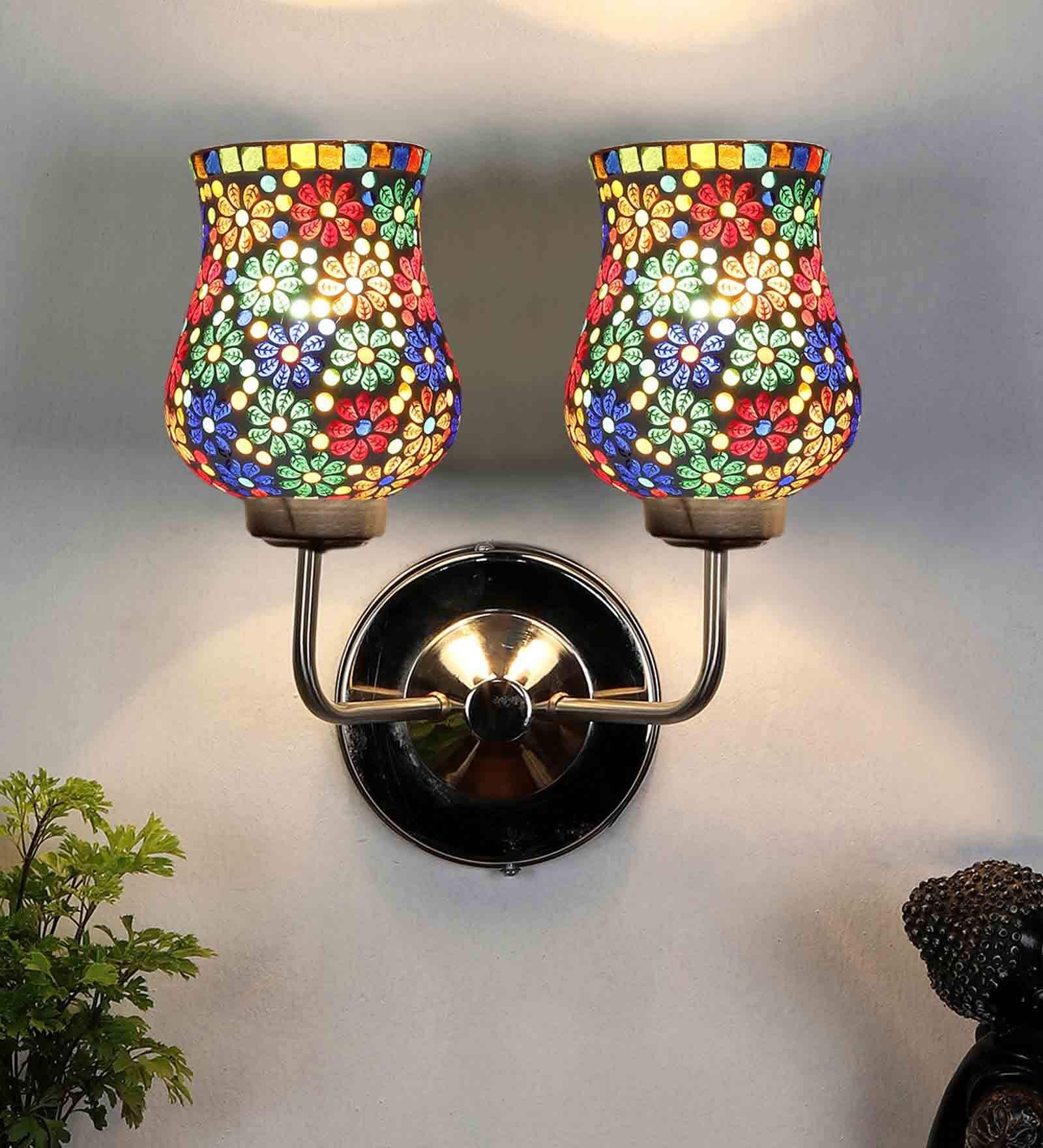 Haytham Multicolor Steel Wall Sconces
