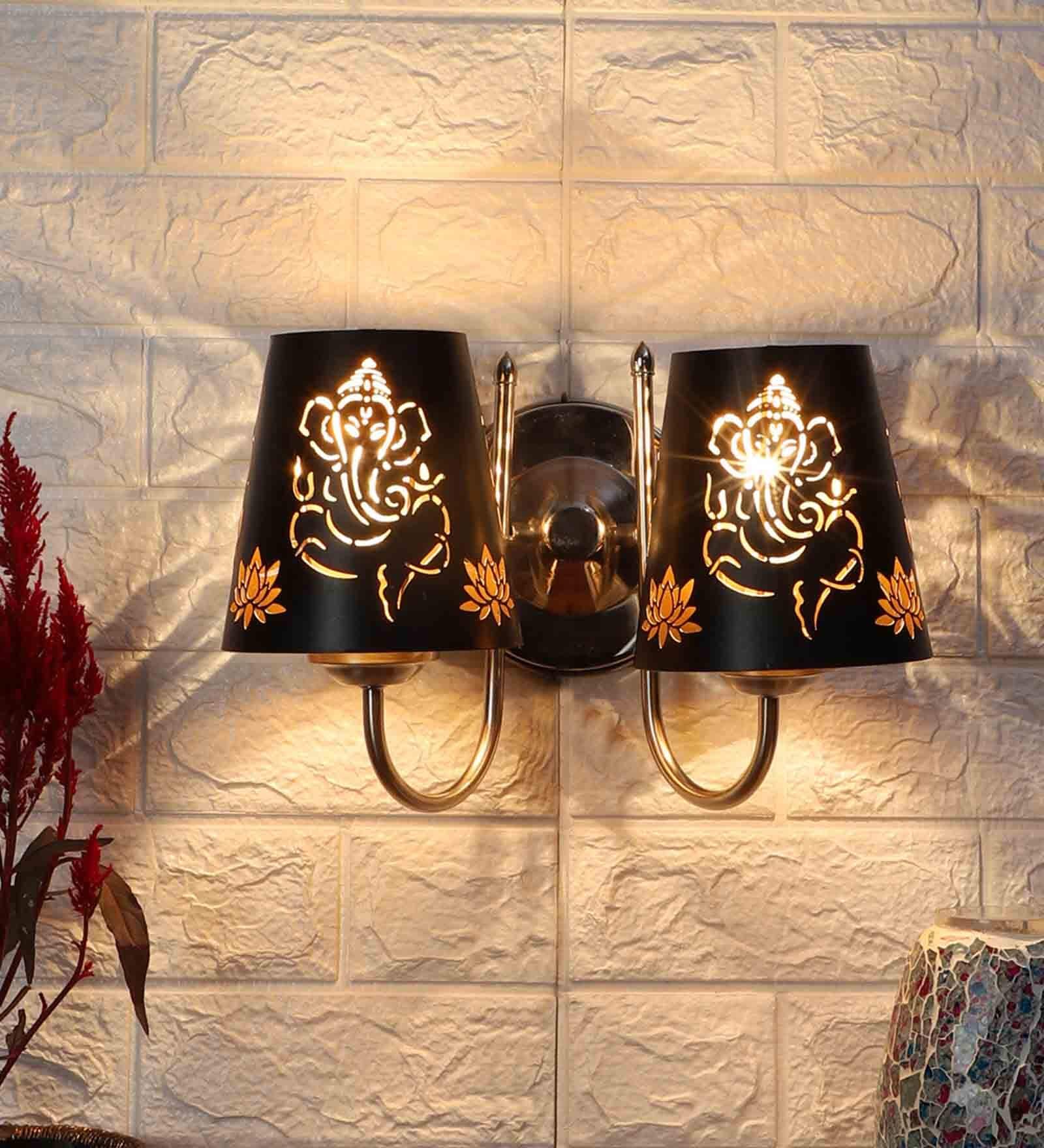 Silver Steel Wall Light