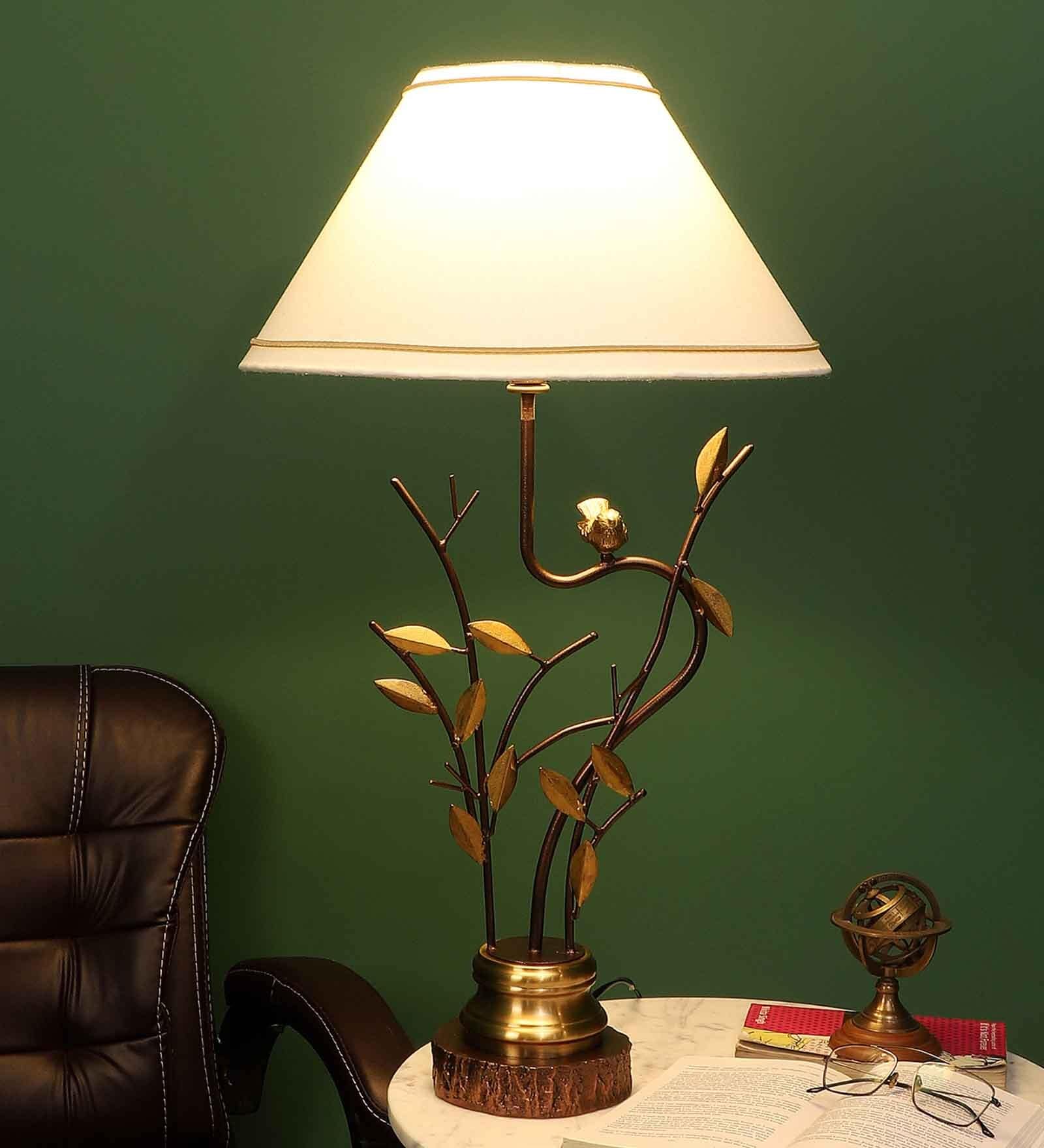 Single Bird On Tree Table Lamp