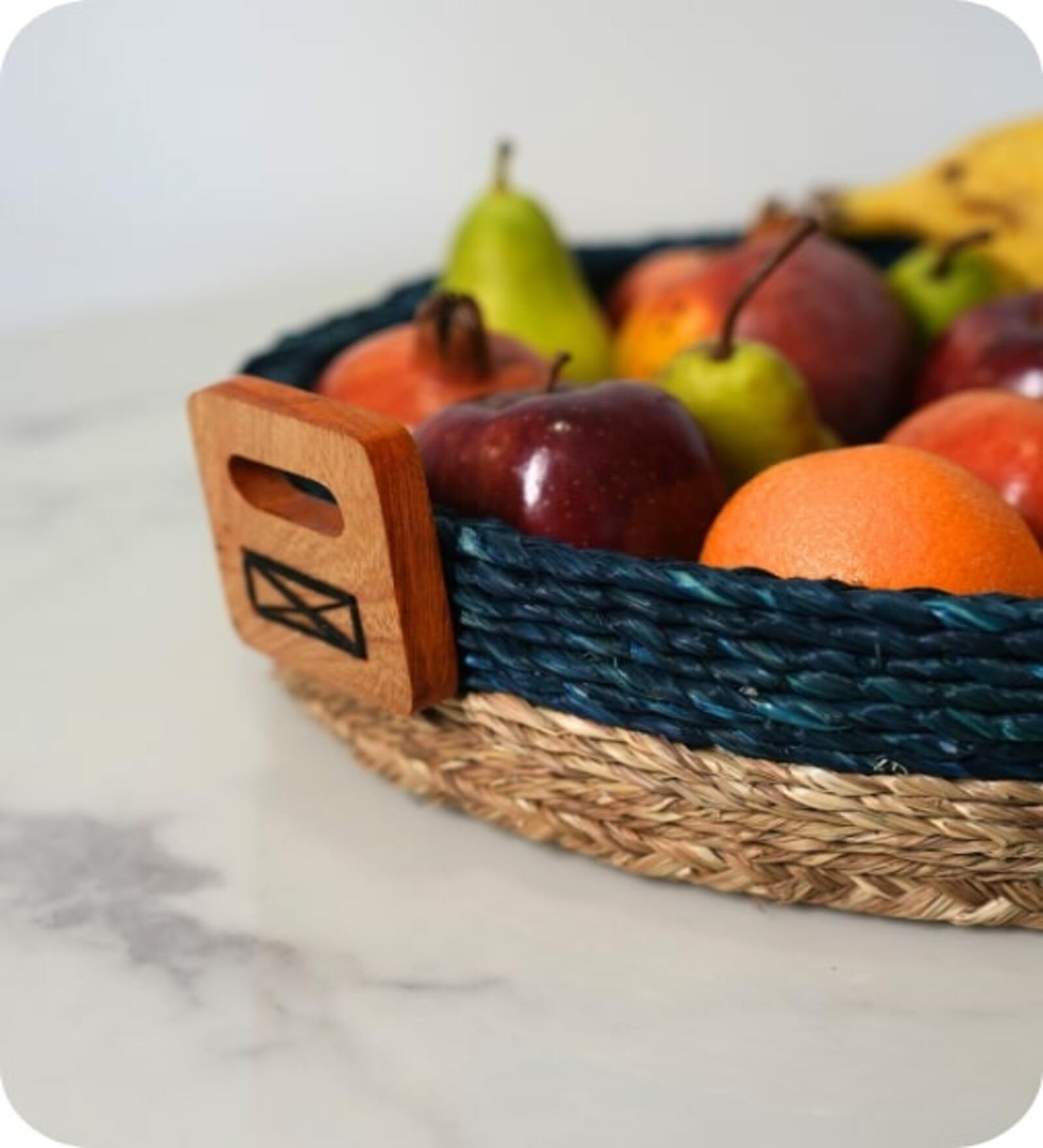 Single Blue Sabai Grass Turquoise Trail Origin Baskets