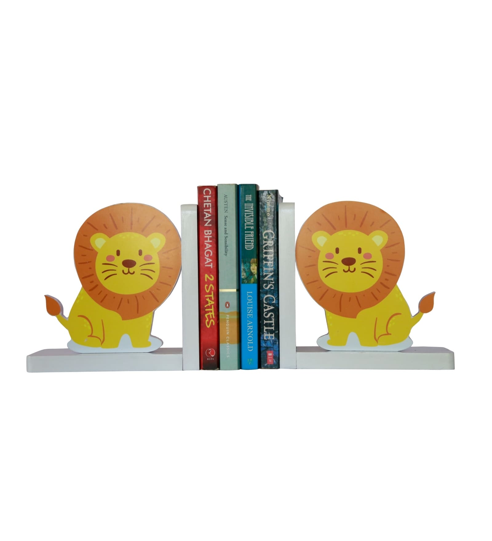 Sitting Lion Bookends