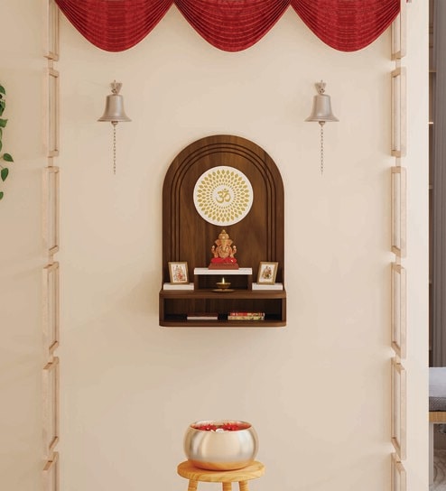 Siddhi Wall Mounted Pooja Stand
