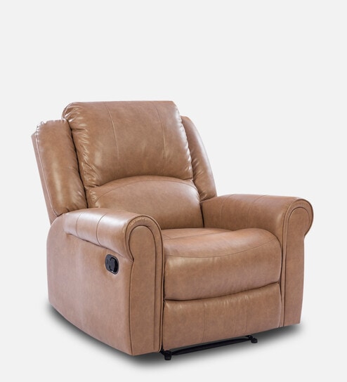 Sierra Single Seater Recliner in Cammel Brown Colour