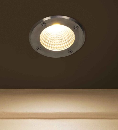 Patrice Silver Aluminium Ceiling Flush Mount