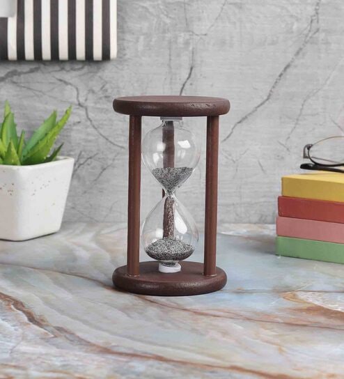 Silver Beads Wood Showpiece