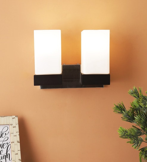 Silver Glass Wall Sconces