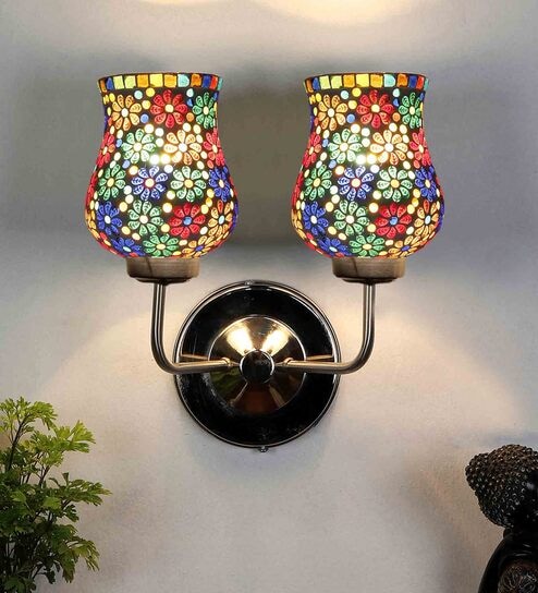 Haytham Multicolor Steel Wall Sconces by New Era