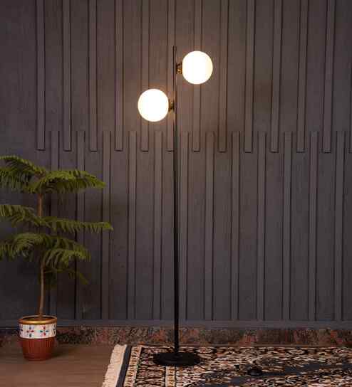 Simple Vineart Glass Floor Lamp By Shoppeefry