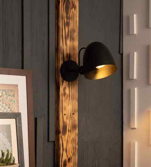 Sindig Swivel Black Wall Sconce By Shoppeefry