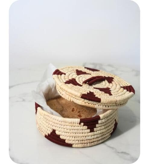 Single Maroon Sabai Grass The Dough Dome Roti Box