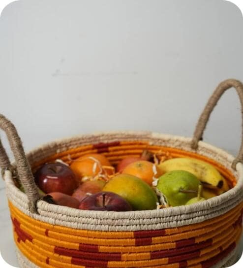 Single Yellow Sabai Grass Marigold Blaze Origin Baskets