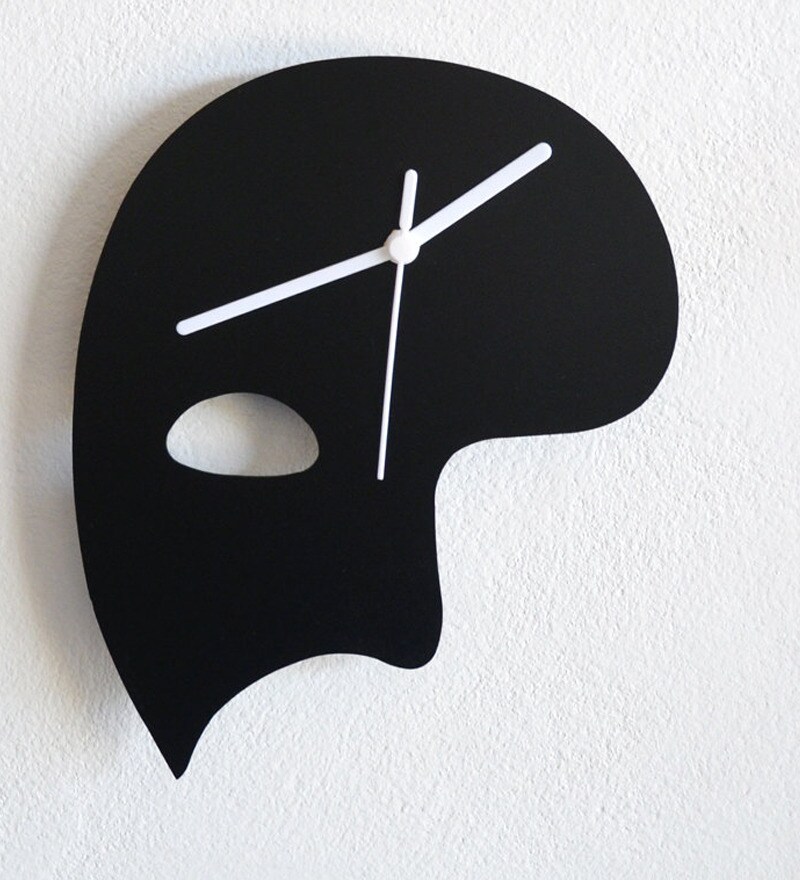 Silhouette Phantom Of The Opera Mask Wall Clock by Silhouette Online
