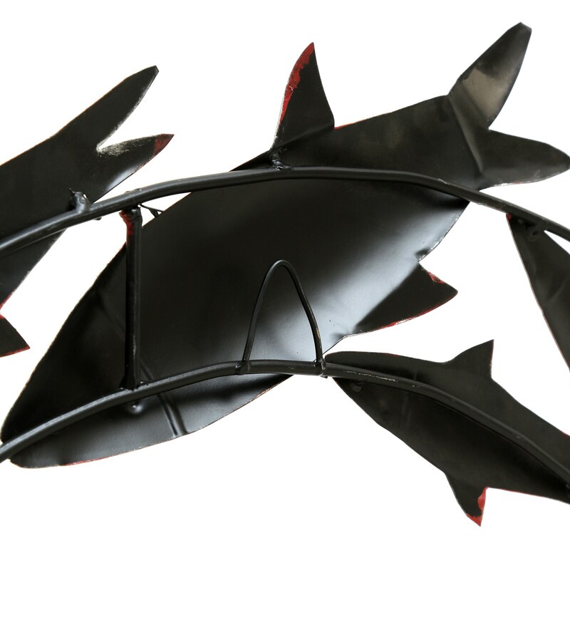 Buy Silver Metal Fish Wall Art by B K Exports Online Wildlife Metal