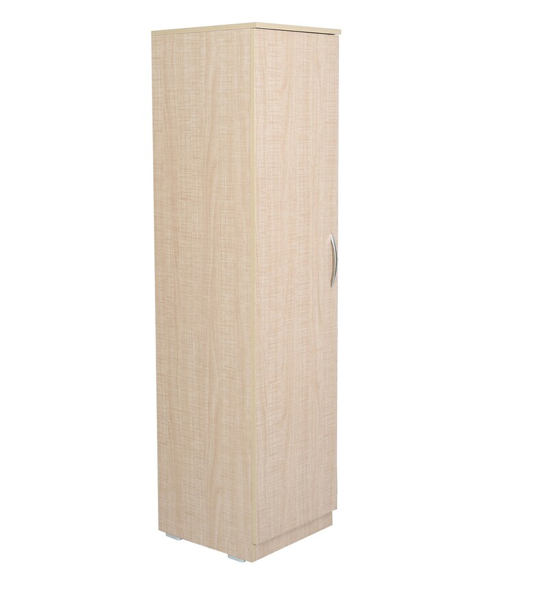 Buy 1 Door Wardrobe in Light Choco Finish by FullStock Online 1 Door
