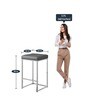 Siah Bar stool in Dark Grey Colour