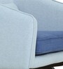 Tripoid 1 Seater Sofa in Light Grey & Blue Colour