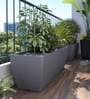 Sicilian Grey Polymer Fabi Wide Big Planter