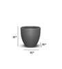 Iraka Medium Sicilian Grey Polymer Floor Planter