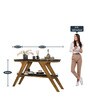Doris Console Table in Oak Nobel Finish