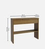 Console Table In Natural Finish